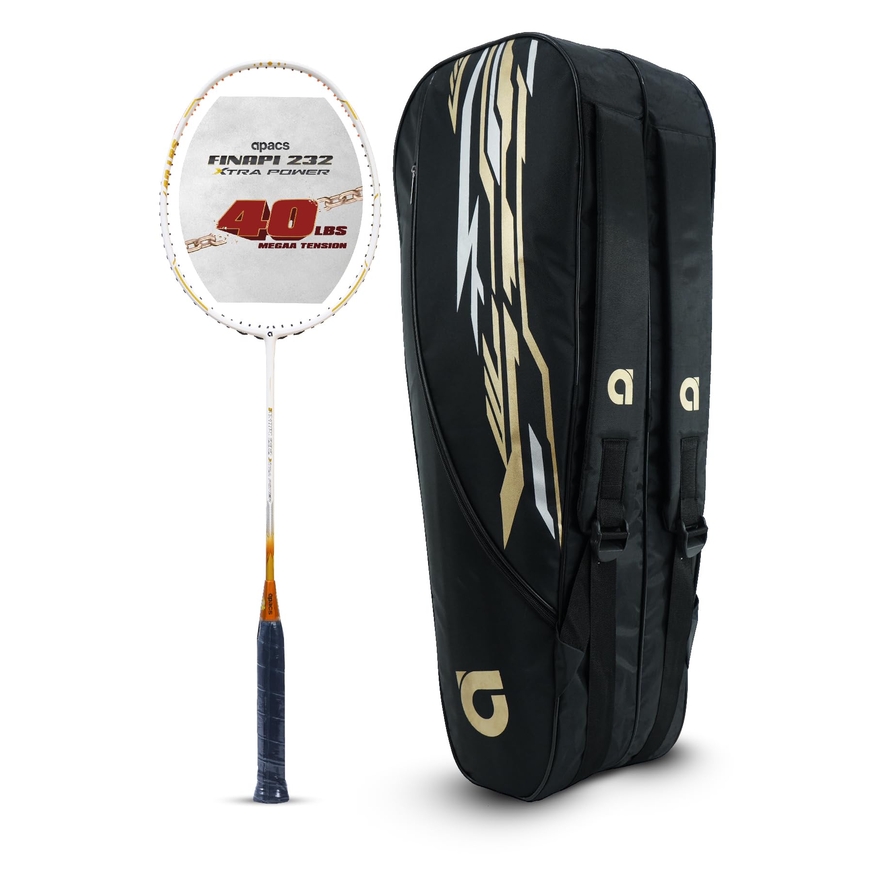 Apacs Finapi 232 Xtra Power + Falcon Kitbag Combo | 40LBS Extra